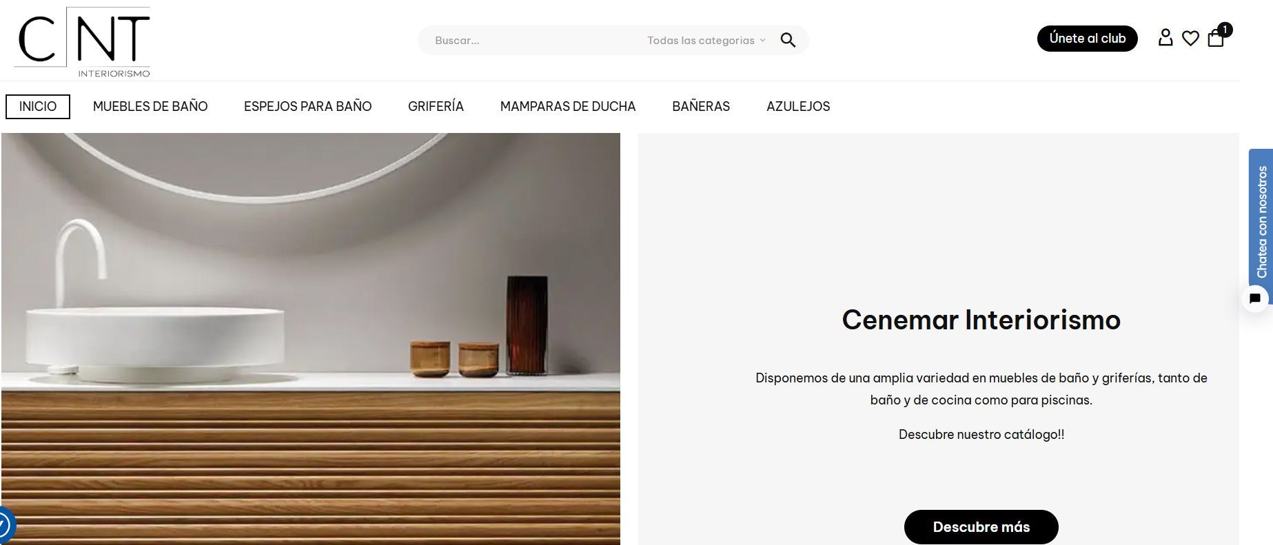 Diseño de baño completo con mobiliario Naxani y azulejos Cenemar - Soluciones integrales para reformas Diseño de baño completo con mobiliario Naxani y azulejos Cenemar - Soluciones integrales para reformas